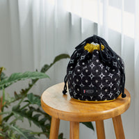 【アミールの巾着バッグ】SAFECOの華やかジャガード織のバッグ