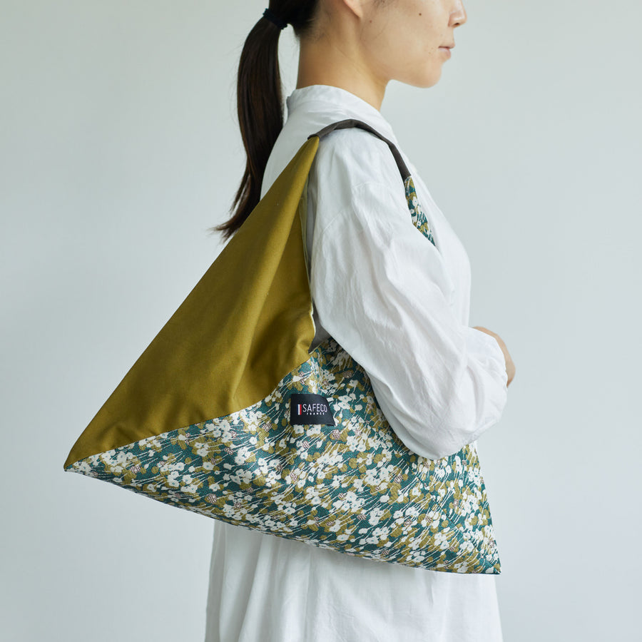 【コルシックのあずま袋】SAFECOの華やかジャガード織のバッグ